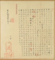 道光二十三年臺灣布政使司掣給田主周邦正立給丈單字藏品圖，第1張