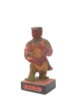 木雕玉仙童子像藏品圖，第3張