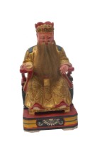 木雕土地公像藏品圖，第2張