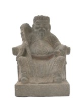 石雕土地公像藏品圖，第1張
