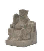 石雕土地公像藏品圖，第3張