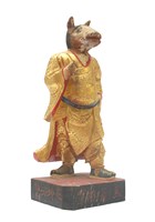 木雕馬面將軍像藏品圖，第2張