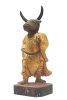 木雕牛頭將軍像藏品圖，第2張