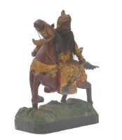 木雕關公騎赤兔馬像藏品圖，第3張