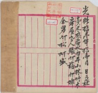 光緒十一年張阿福等四人立杜賣盡根番水田井山崙竹木房屋字（契抄）藏品圖，第3張