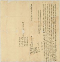 嘉慶二十二年張思萼等二人立賣盡根契藏品圖，第1張