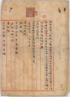 大正二年十月十三日大加蚋堡艋舺劉張氏賢胎借字藏品圖，第5張