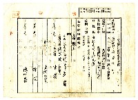 大正十五年陳漢等人向臺中地方法院提出之土地共有權相續登記申請書藏品圖，第4張