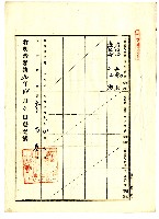 明治三十九年張主向臺南地方法院嘉義出張所斗六登記所提請之土地業主權保存登記申請藏品圖，第3張