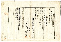 明治三十九年張老向臺南地方法院嘉義出張所斗六登記所提出業主權保存登記申請書藏品圖，第1張