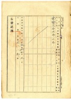大正五年港西下里老北勢庄曾添郎持分權設定登記之債權額領收證藏品圖，第2張