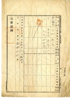 大正九年八月十二日港西下里老北勢庄曾錦春胎權壹部抹消登記申請書藏品圖，第3張