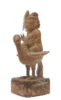 木雕白鶴神像藏品圖，第1張