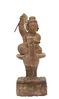 木雕白鶴神像藏品圖，第2張