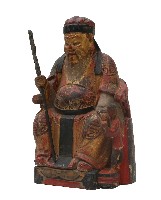 木雕土地公像藏品圖，第2張
