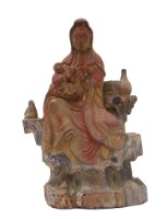 木雕送子觀音像藏品圖，第2張