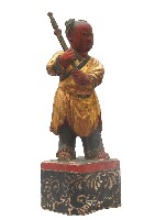 木雕劍童像藏品圖，第1張