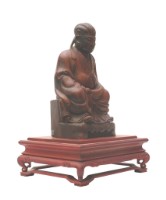 木雕土地公像藏品圖，第1張