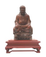 木雕土地公像藏品圖，第2張