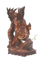 木雕濟公像藏品圖，第1張