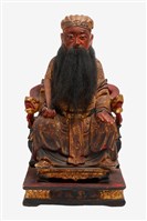 木雕天官大帝神像藏品圖，第1張