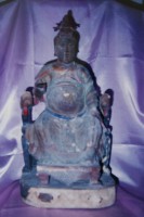 木雕臨水夫人李三娘像藏品圖，第1張