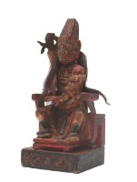 木雕十家將謝將軍像藏品圖，第3張