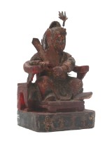 木雕十家將陳差爺像藏品圖，第3張