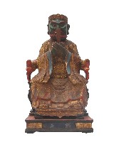 木雕龍王大帝像藏品圖，第2張