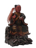 木雕飛天童子像藏品圖，第1張