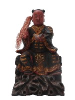 木雕飛天童子像藏品圖，第2張
