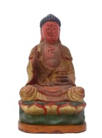 木雕阿彌陀佛像藏品圖，第1張