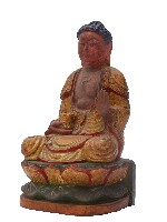 木雕藥師佛像藏品圖，第1張