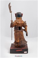 木雕周倉像藏品圖，第2張