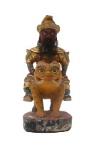 木雕趙公明騎虎像藏品圖，第4張