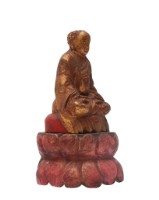 木雕釋迦牟尼佛像藏品圖，第1張