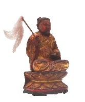 木雕白鶴童子像藏品圖，第1張