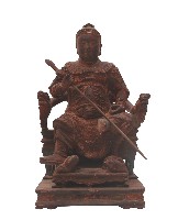 木雕二郎神楊戩神像藏品圖，第1張
