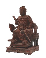 木雕二郎神楊戩神像藏品圖，第2張