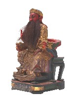 木雕一貫道天庇長老像藏品圖，第2張