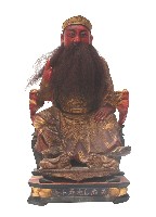 木雕一貫道天庇長老像藏品圖，第3張