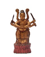 木雕準提菩薩像藏品圖，第2張