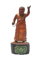 木雕降龍羅漢神像藏品圖，第1張