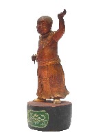 木雕降龍羅漢神像藏品圖，第2張