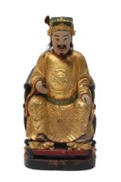 木雕財神像藏品圖，第2張