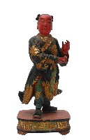 木雕劍童像藏品圖，第2張