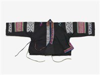 中國貴州布依族女性服飾一套藏品圖，第1張