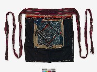 中國排調苗族女性服飾一套及黑底刺繡背帶藏品圖，第2張