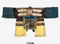 中國黎平苗族黑底刺繡女性服裝藏品圖，第2張