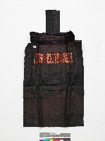 中國施洞苗族黑底紅刺繡繡片藏品圖，第2張